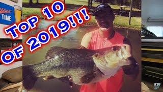 Lake Fork Bass Fishing Top 10 of 2019: Including When I Almost Died!!!