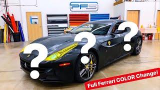 NEW FERRARI WRAP REVEAL! * FULL COLOR CHANGE *