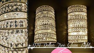 DIY Dollar Tree Crystal Wall Light - DIY Wall Sconce - DIY Wall Lamp - Wall Sconce - DIY Wall Decor