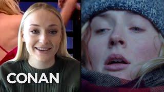 Sophie Turner Has A Lot Of Experience Working With Wolves - CONAN on TBS