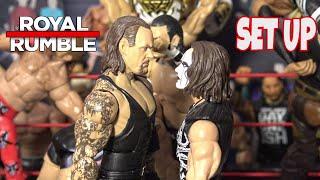 INSANE WWE Royal Rumble Action figure SET UP