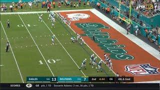 FAKE PUNT ON THE ONE YARD LINE!?!? CRAZIEST PLAY OF ALL TIME!!!! (NFL Dolphins Vs Eagles)