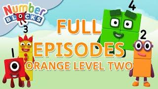 Numberblocks - Orange Level Two | Full Episodes 10-12 | #HomeSchooling | Learn to Count #WithMe