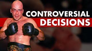 The 10 Most Controversial Decisions in MMA History