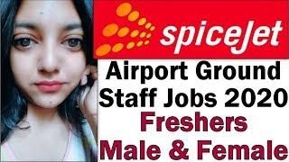 Spicejet Airport Ground Staff Vacancies | Freshers Male and Female Apply Now | Mumbai Airport