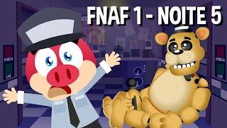 Flonk em Five Nights at Freddy's - FNAF 1 - Noite 5 - desenho animado