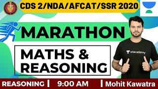 Special Marathon (Part-3) | Complete Maths & Reasoning Marathon | Target Defence | Mohit Kawatra