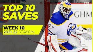 Top 10 Saves from Week 10 of the 2021-22 NHL Season