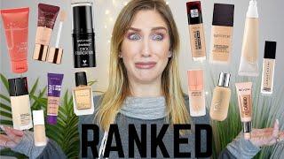 RANKING ALL THE FOUNDATIONS I TRIED IN 2019