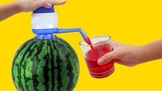 10 Amazing Watermelon LifeHacks!!