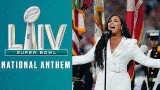 Demi Lovato Sings the National Anthem | Super Bowl LIV Pregame