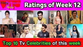 FMN Ratings of Week 12 : Top 10 Tv Celebrities of this week