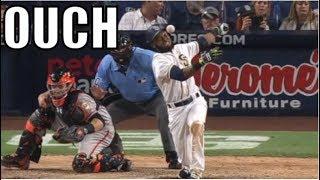 MLB Painful Foul Balls Off The Face Compilation