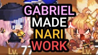 Guardian Tales | Gabriel made Nari work. | LA1 Arena Top 1