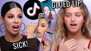 TRYING THE 10 MOST POPULAR TIK TOK MAKEUP HACKS