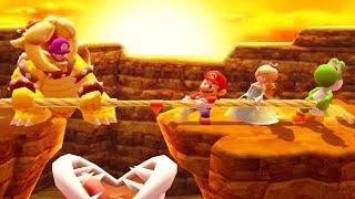 Mario Party: The Top 100 - MiniGames - Mario vs Rosalina vs Yoshi vs Waluigi (Master Cpu)