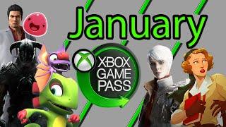 Xbox Game Pass January 2021 Games Suggestions and Additions