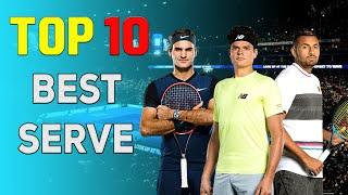 Top 10 Best Men's Tennis Serves of All Time I Kings Of Serves