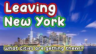 Top 10 Cities New Yorkers are Moving to in the United States.