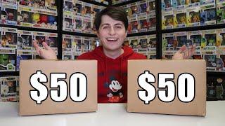 Unboxing Two $50 Funko Pop Mystery Boxes!