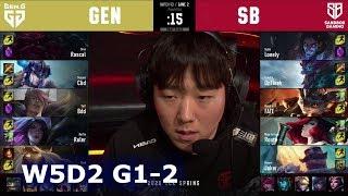 SB vs GEN - Game 2 | Week 5 Day 2 S10 LCK Spring 2020 | Sandbox vs Gen.G G2 W5D2