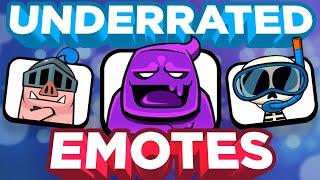 Top 10 MOST UNDERRATED Emotes in Clash Royale! (2021) | Part 1