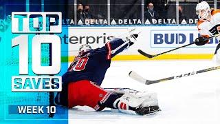 Top 10 Saves from Week 10 | 2021 NHL Season