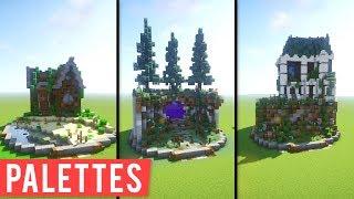 Minecraft Block Combinations/Palettes | Example Builds