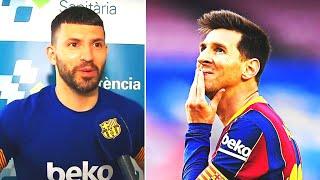 AGUERO'S SHOCKING WORDS ABOUT THE FUTURE OF MESSI IN BARCELONA! Sergio leaked that Messi stays!