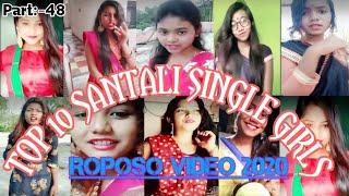 Top 10 New santali  Single Girls Roposo Video 2020(PLAY BOY DIL)