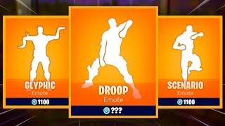 Top 10 Legendary Dances in Fortnite Battle Royale (Droop, Glyphic, Scenario...)