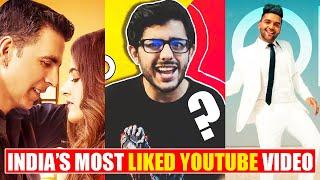 India's Top 10 Most Liked Youtube Videos | Carryminati?