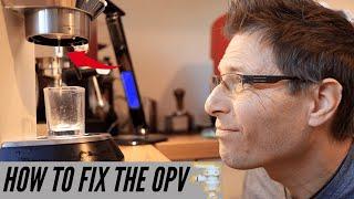 Low Pressure? How to Replace the OPV Valve: Delonghi Dedica