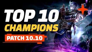 Top 10 Champions - Teamfight Tactics Patch 10.10