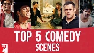 Top 5 Comedy Scenes, Part 1, Hrithik Roshan, Tiger Shroff, Salman Khan, Varun Dhawan, Anushka Sharma