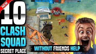 top 10 clash squad secret place in free fire | cs rank tips and tricks | garena free fire