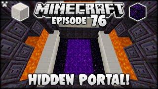 Creating A HIDDEN Minecraft Portal Under LAVA! | Python Plays Minecraft Survival [Episode 76]