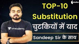 Top 10 Substitution | One Word Substitution | Sandeep Kesarwani Sir
