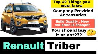 Renault Triber | Top 10 Things | Accessories | Build Quality | You should buy it or not | Hindi