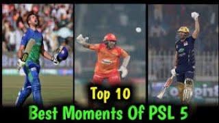 PSL 5 TOP 10 MOMENT ( TOP 10 MOMENT OF PSL SEASON 5 2020 ) BEST MOMENT OF PSL 2020