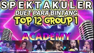 WOW SPEKTAKULER DUET PARA BINTANG | TOP 12 GROUP 1 POP ACADEMY INDOSIAR