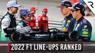 Ranking the 2022 F1 driver line-ups from worst to best