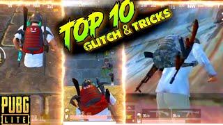 Top 10 glitch and tricks pubg mobile lite । 0.18.0 glitch and tricks pubg lite ।