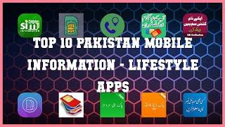 Top 10 Pakistan Mobile Information Android Apps