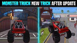 FREE FIRE MONSTER TRUCK NEW TRICK AFTER UPDATE | TOP 7 NEW SECRET TRICKS - GARENA FREE FIRE