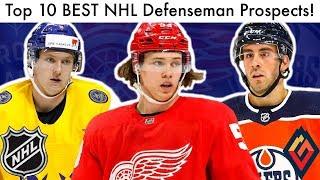 Top 10 BEST NHL Defenseman Prospects! (Hockey Draft Prospect & Seider/Sandin/Bouchard Talk 2020)