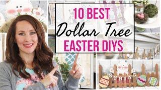 10 OF THE BEST EASTER DECOR DOLLAR TREE IDEAS!