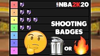 RANKING ALL THE SHOOTING BADGES IN TIERS ON NBA 2K20