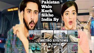 Pakistani Reacts || Top 10 Metro System In India || Which is Better