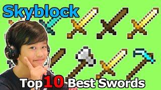 Top 10 Best Swords in Hypixel Skyblock! /50 Mil Midas, Aspect of the Dragons, Pigman, Scorpion Sword